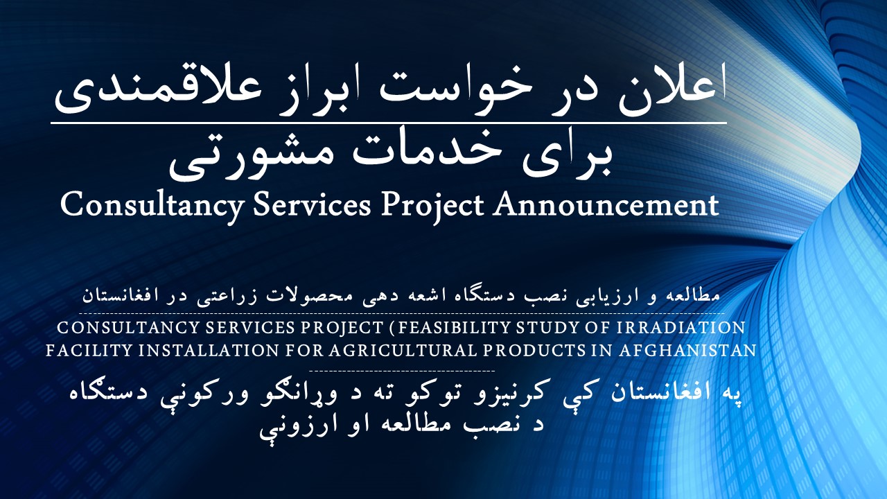 Consultancy Services Project Announcement